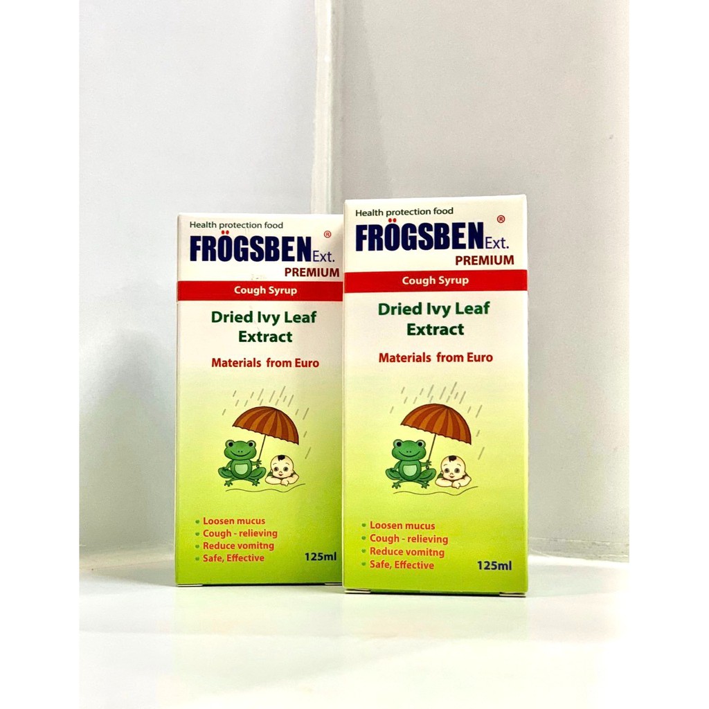 Siro Ho Thảo Dược FROGSBEN (Cao khô lá thường xuân) - Giúp Bổ Phế, Tan Đàm &amp; Làm Ấm Đường Hô Hấp - cvspharmacy