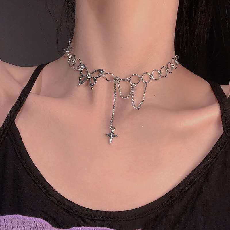 Dây Chuyền Bướm Vòng Bướm Chocker Bươm Bướm Xinh Xắn Gợi Cảm Trẻ Trung Giá Rẻ HOT TB125 - TOBI'SHOP