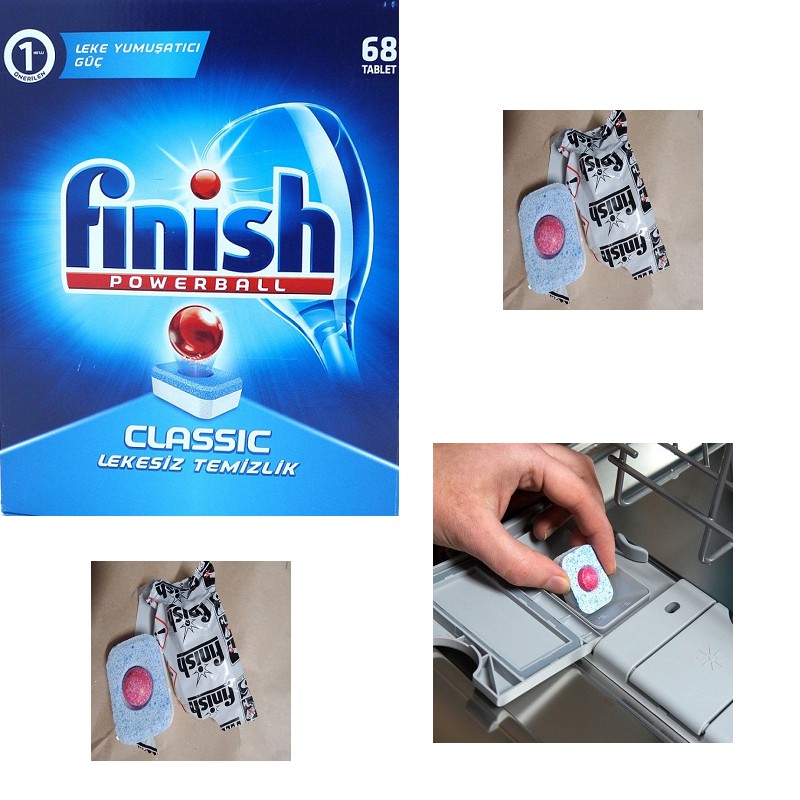 68 viên rửa chén Finish ( loại viên lớn ) Đức