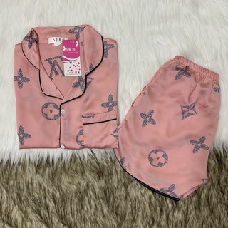 Bộ Pijama lụa satin quần đùi MSĐ