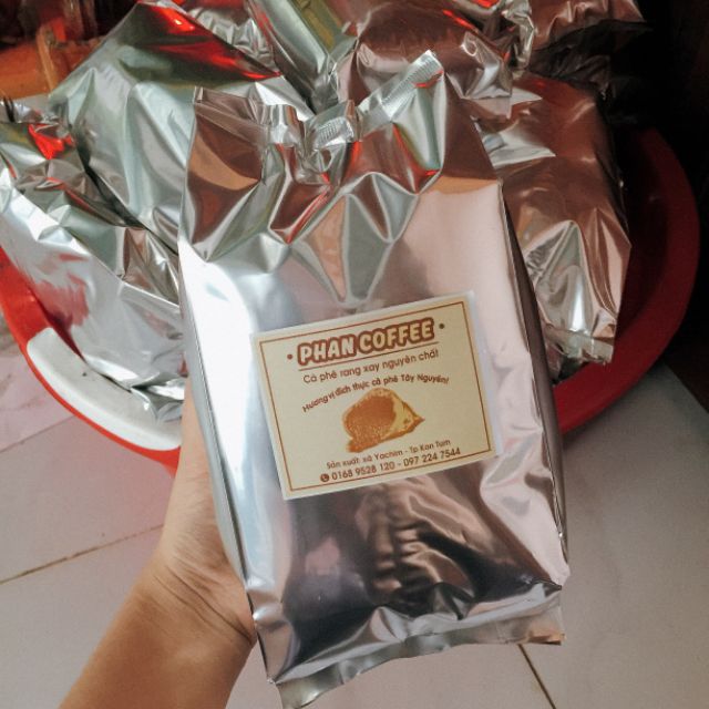 (1kg) Cà phê rang nguyên hạt nhà làm Phan coffee