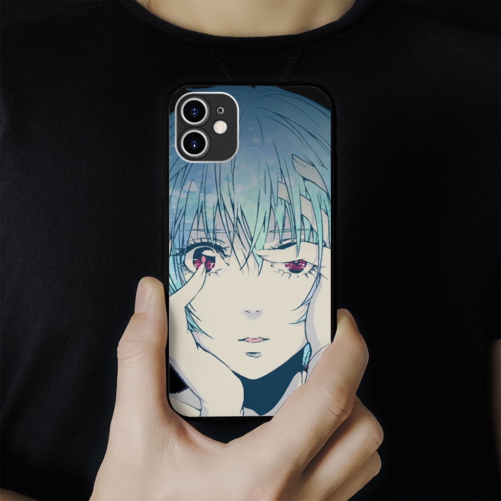 Ốp lưng Neon Genesis Evangelion Ayanami Rei khuôn mặt xinh đẹp cho IPHONE và SAMSUNG  MANGA00677