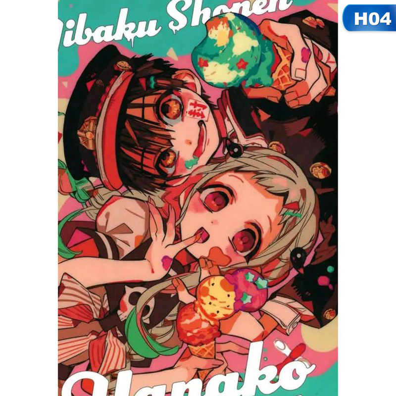 flowersqueen Poster Treo Tường Trang Trí Hình Anime Hanako-Kun