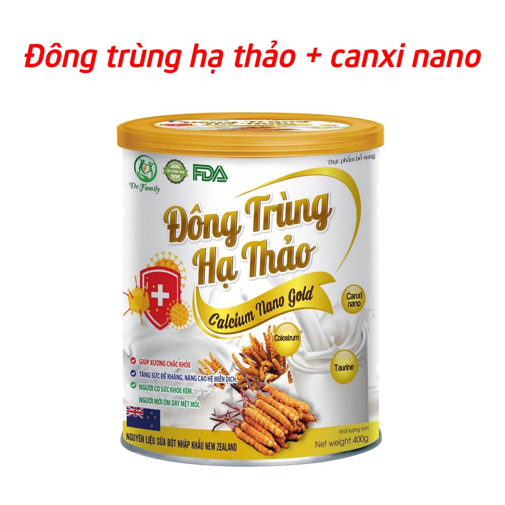 Sữa Đông trùng hạ thảo giúp tăng sức khỏe, sức đề kháng - 400g