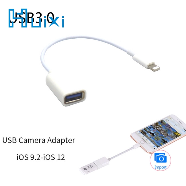 Cáp OTG cổng USB chuyên dụng cho điện thoại Apple iPhone 5 5s 6 6s Plus 7 DR