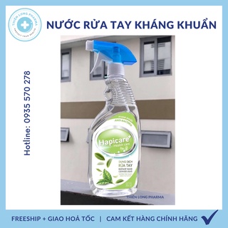 Chai xịt rửa tay kháng khuẩn 500ml hương trà xanh