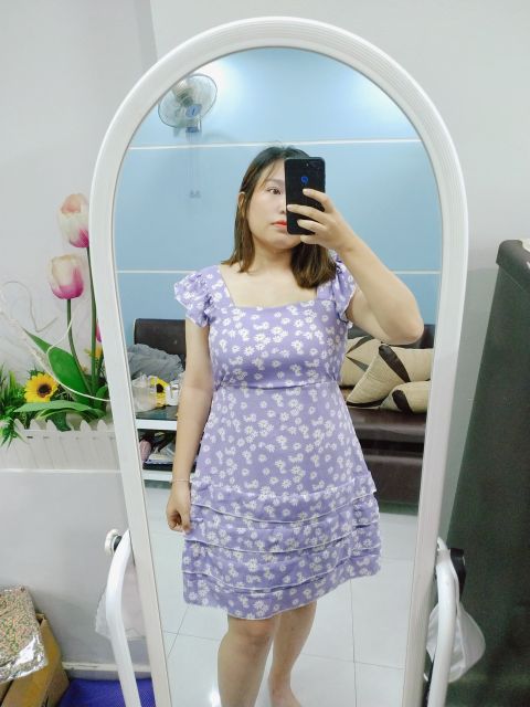 🌻🌻🌻 BIGSIZE ĐẦM HOA CÚC LƯNG NƠ