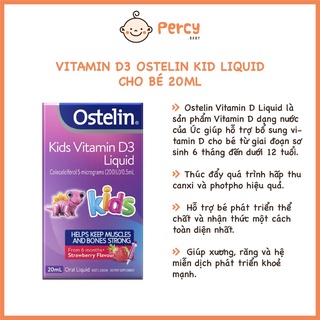 Vitamin d3 ostelin kid liquid cho bé 20ml