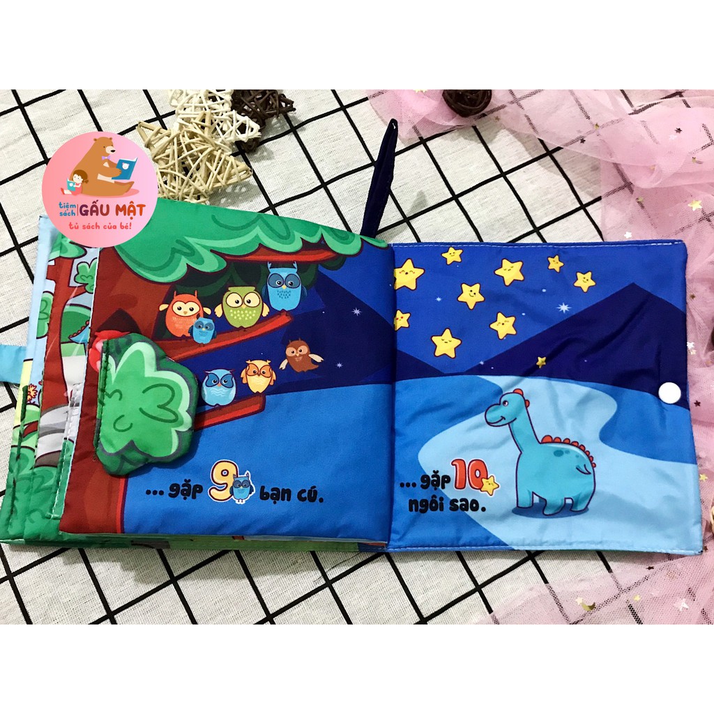 SHOP GẤU MẬT - SÁCH VẢI HÀNH TRÌNH CỦA DINO