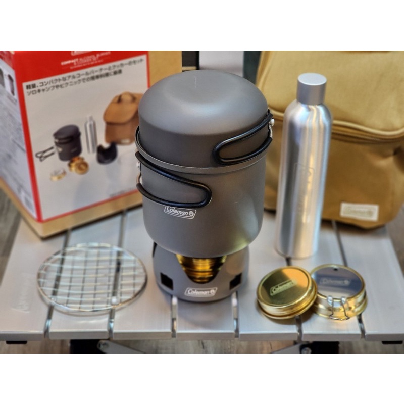 Set solo camp Coleman Compact Alcohol Burner & Cooker Set