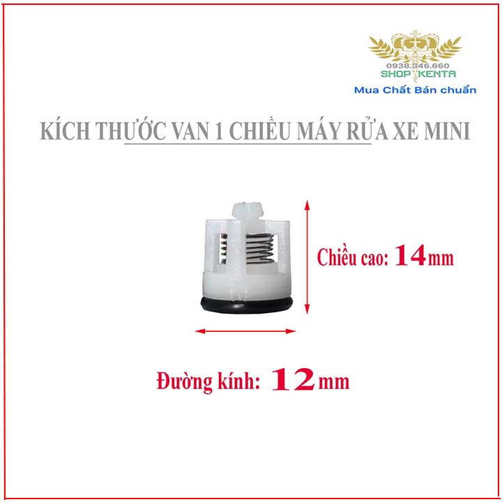 BỘ 6 VAN 1 CHIỀU CHO MÁY XỊT RỬA CAO ÁP - PHỤ KIỆN MÁY RỬA XE