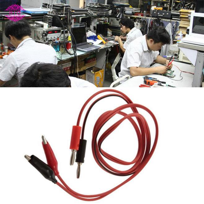 Dây dẫn kẹp hàm cá sấu 1M