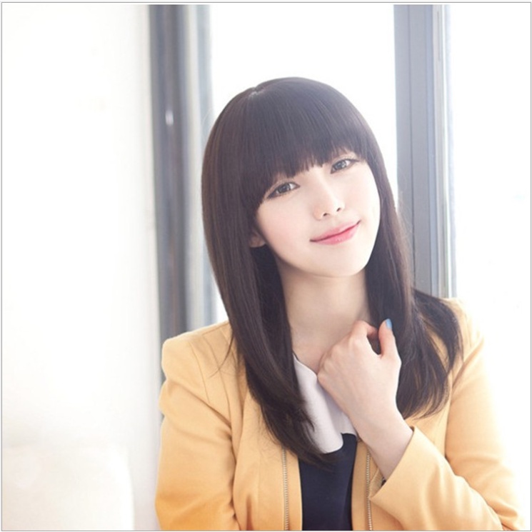 💗TẶNG LƯỚI💗Tóc giả nữ nguyên đầu đẹp Hàn Quốc - TG4