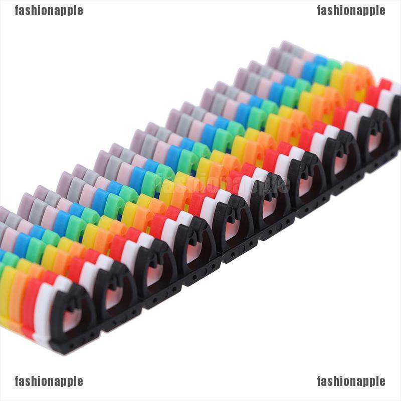 Bộ 100 Nhãn Đánh Dấu RJ45 CAT5 / CAT6 Chống Thấm Nước