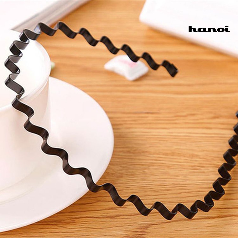 Băng Đô Cài Tóc Họa Tiết Gợn Sóng Thời Trang