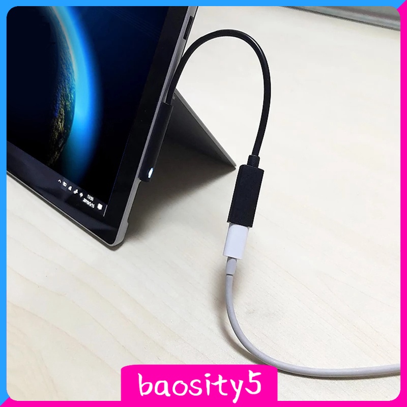 Laptop Type C Female Interface Connect Cord for Microsoft Surface Pro 5 6 GO