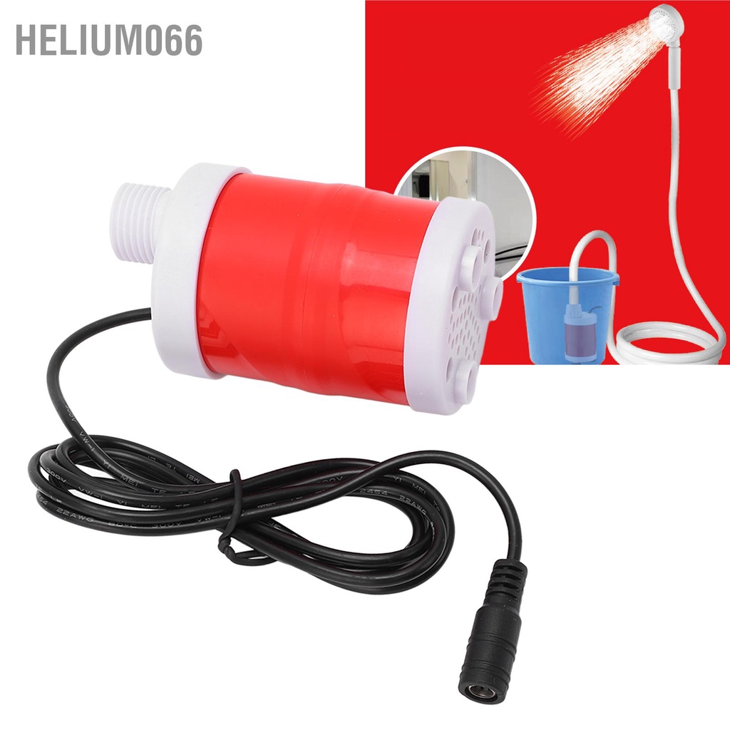 Máy bơm chìm 6m Thang máy xả DC Động cơ không chổi than 12V 20W 700L / h Tiếng ồn thấp cho gia đình Helium066