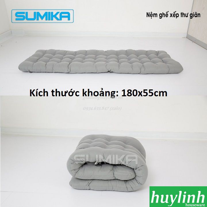 Nệm ghế giường xếp (185x55cm) Sumika và các loại khác