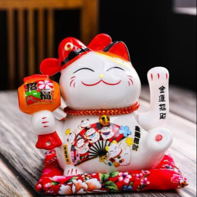 Mèo thần tài vẫy tay.16cm