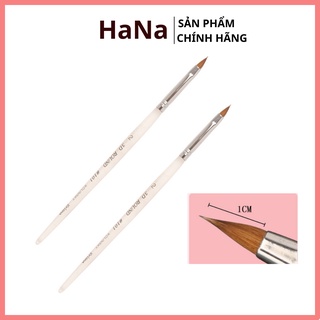 Cọ nặn hoa , bút đắp hoa bột cán trong , đầu dẹt size 2,4