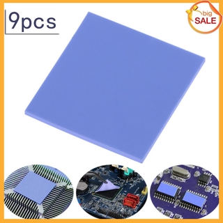 9 đệm tản nhiệt GPU & CPU 30x30x2mm bằng silicone