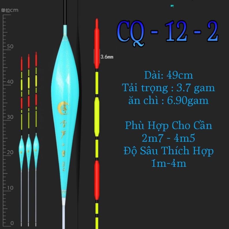 Phao câu đài mã CQ-12 săn hàng tăm phao siêu dài chống mỏi mắt