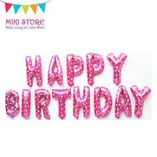 Bóng trang trí sinh nhật Happy Birthday,