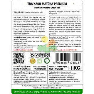 Bột Matcha Premium 1Kg