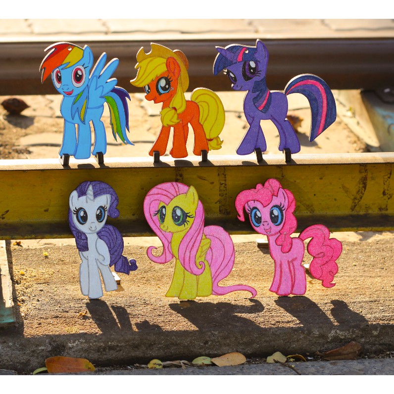 Tô màu gỗ - ngựa Pony