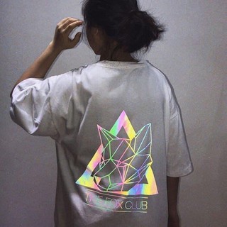Áo thun phản quang unisex - the fox club