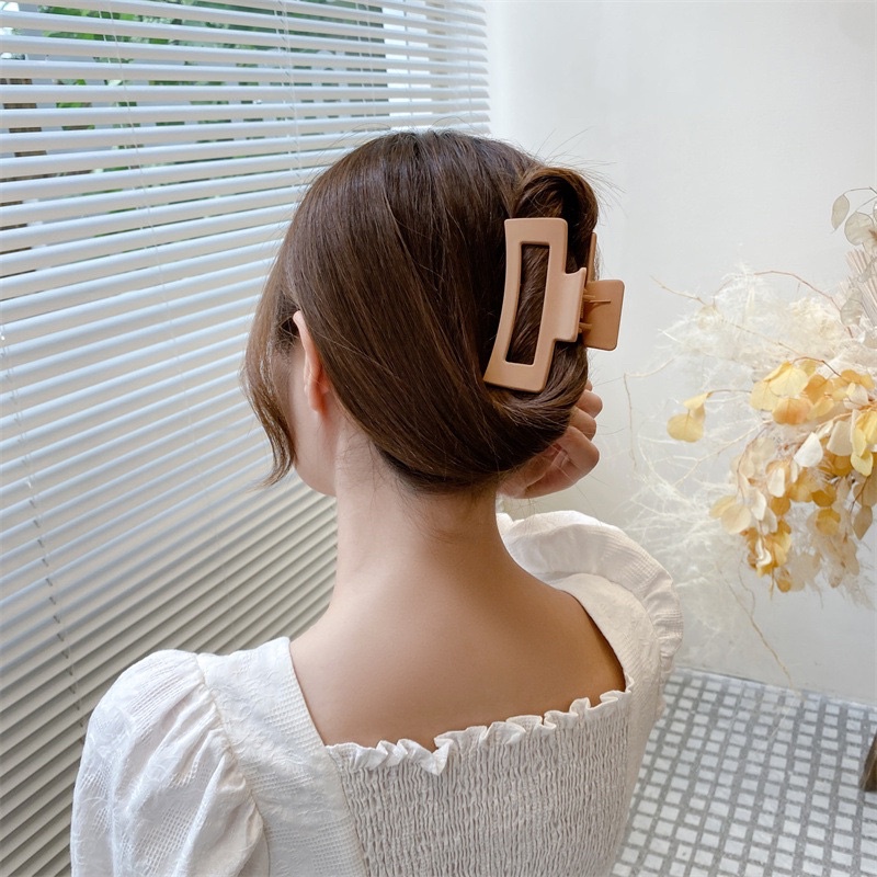 Kẹp tóc càng cua cá mập, kẹp càng cua hàn quốc màu pastel mịn phong cách thời trang cho nữ