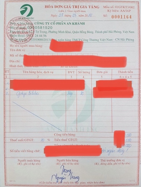 Viên uống trunature Ginkgo Biloba 340 Viên - Mẫu Mới | Thế Giới Skin Care