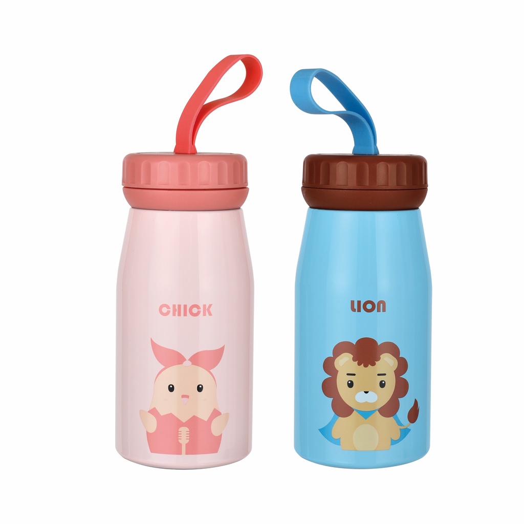 Bình giữ nhiệt trẻ em hình động vật vui nhộn Dr.HOWS ZOO 260 - 350 -450 ml