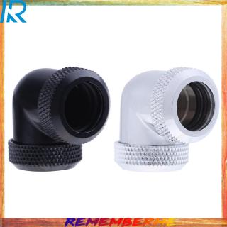 ★14mm od g1/4 inner thread 90 degree tube connector for pc water cooling