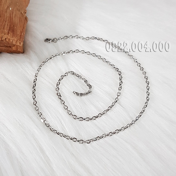 Dây chuyền xích mạ vàng cỡ nhỏ 3mm.