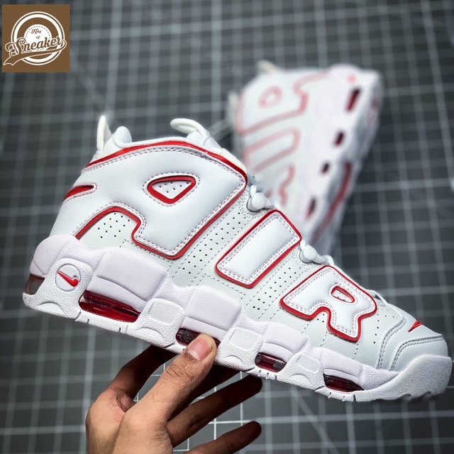 XẢ GẤP Xả Xả | Bán Chạy | Giầy thể thao Air Uptempo red white đỏ trắng thời trang dạo phố KHO Xịn Nhẩt new 🍀 Xịn L : : ,