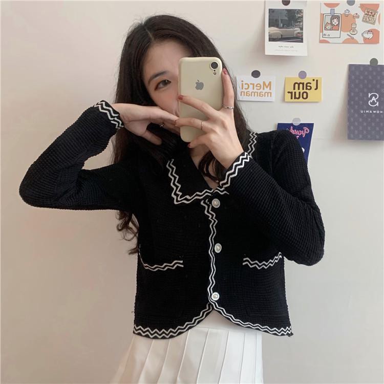 Áo Khoác Cardigan Phối Màu Thanh Lịch Cho Nữ | BigBuy360 - bigbuy360.vn