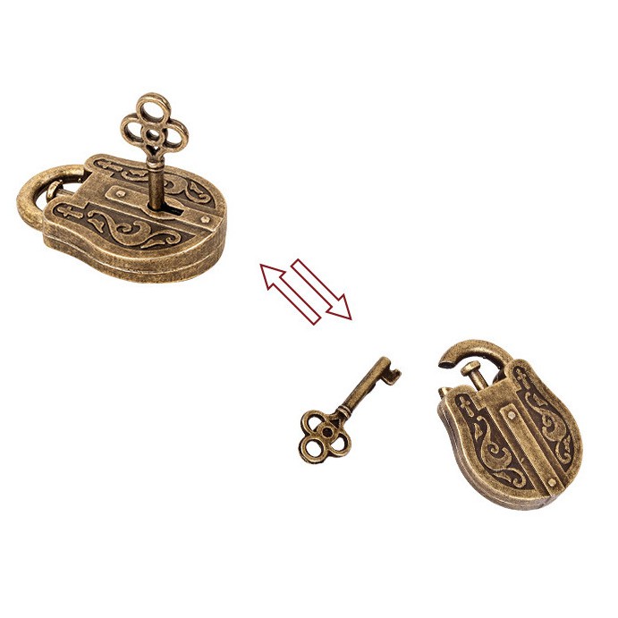 Đồ chơi trí tuệ_Thử thách trí não_Trick Lock (V1) - Hanayama Puzzle_Hack não &amp; Xoắn não_IQ Toys_Giải đố_Thông minh