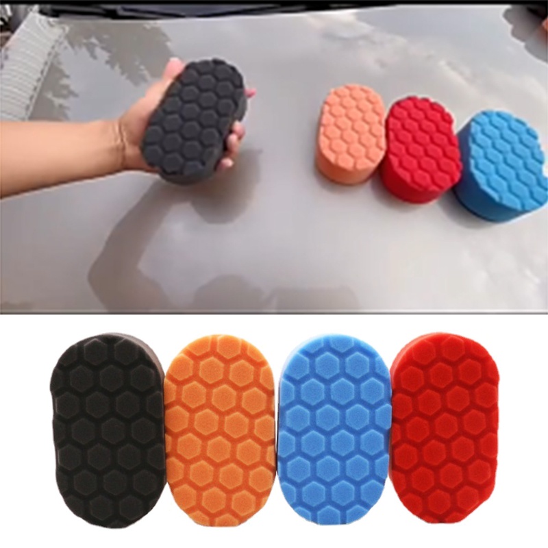 Set 4 Mút Rửa Xe Hai Mặt Đa Năng Chất Lượng Cao