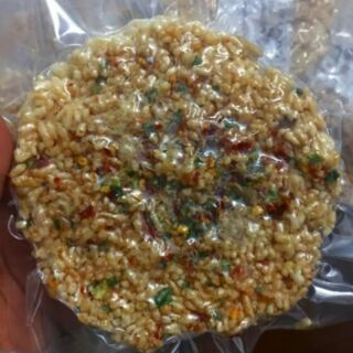 Cơm cháy chà bông sốt mắm hành