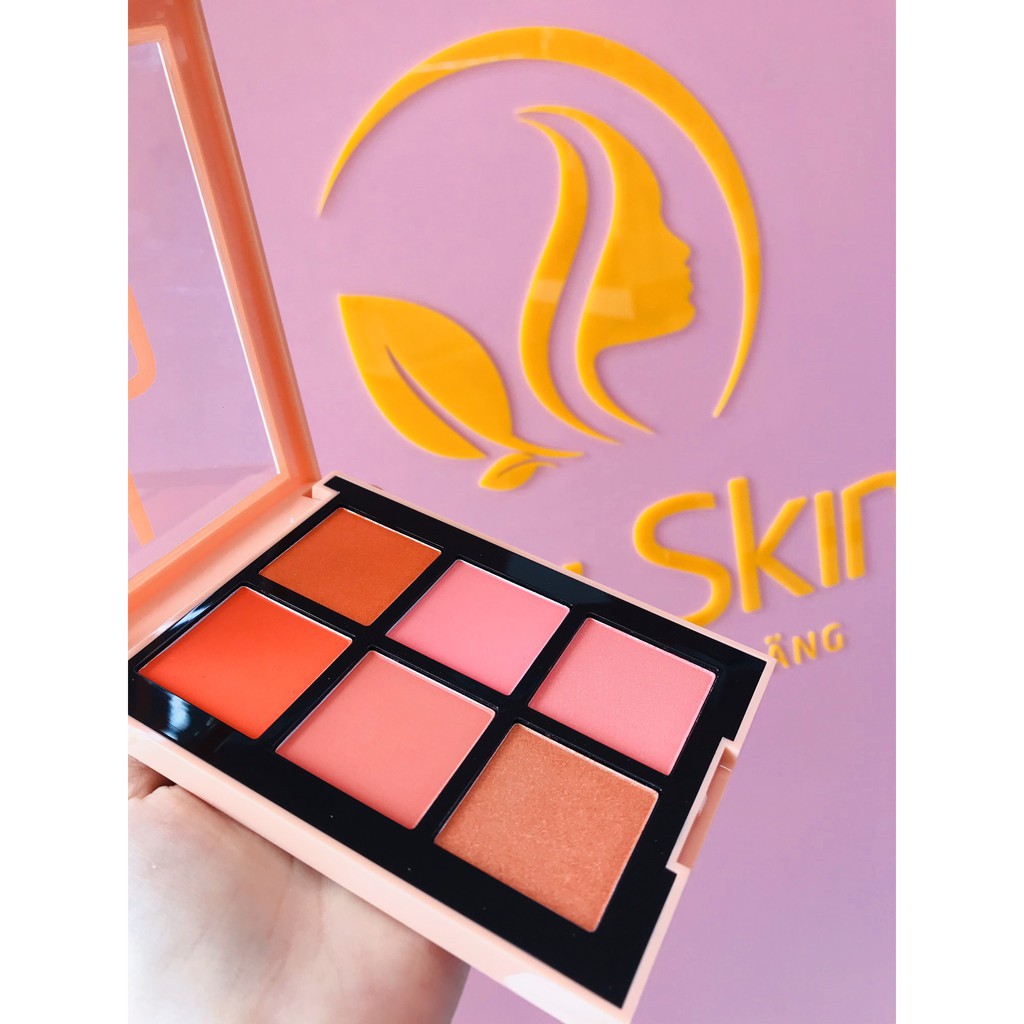 Phấn Má Hồng Sivanna Colors Insider Intensity Blusher Palette HF5025