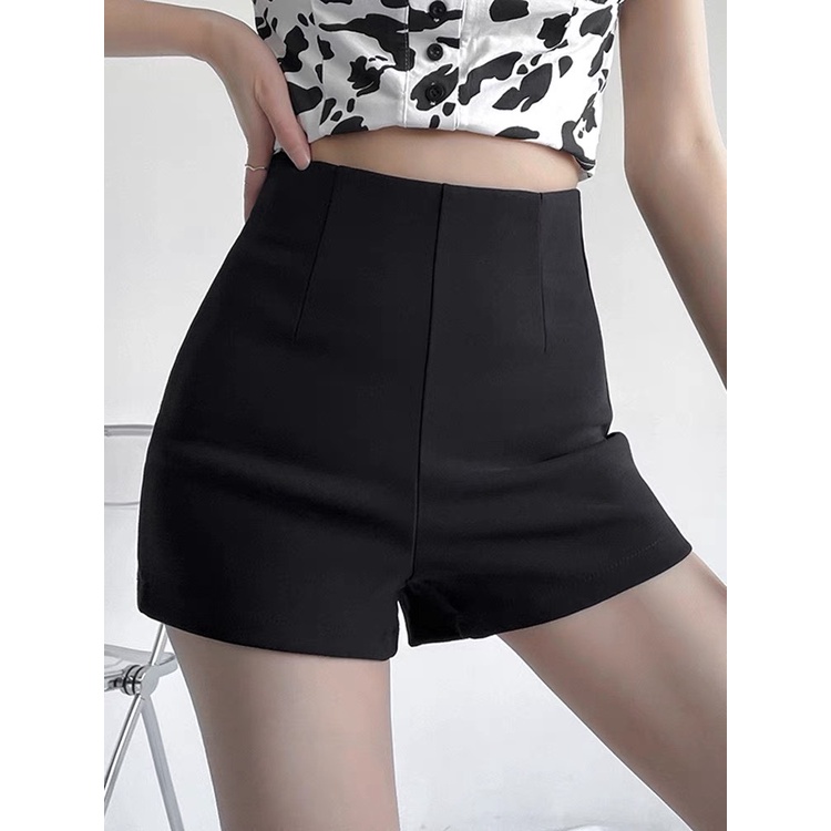 Quần Đùi Nữ Cạp Cao Chất Umi Hàn - Tharo Clothing - [QUAN17]