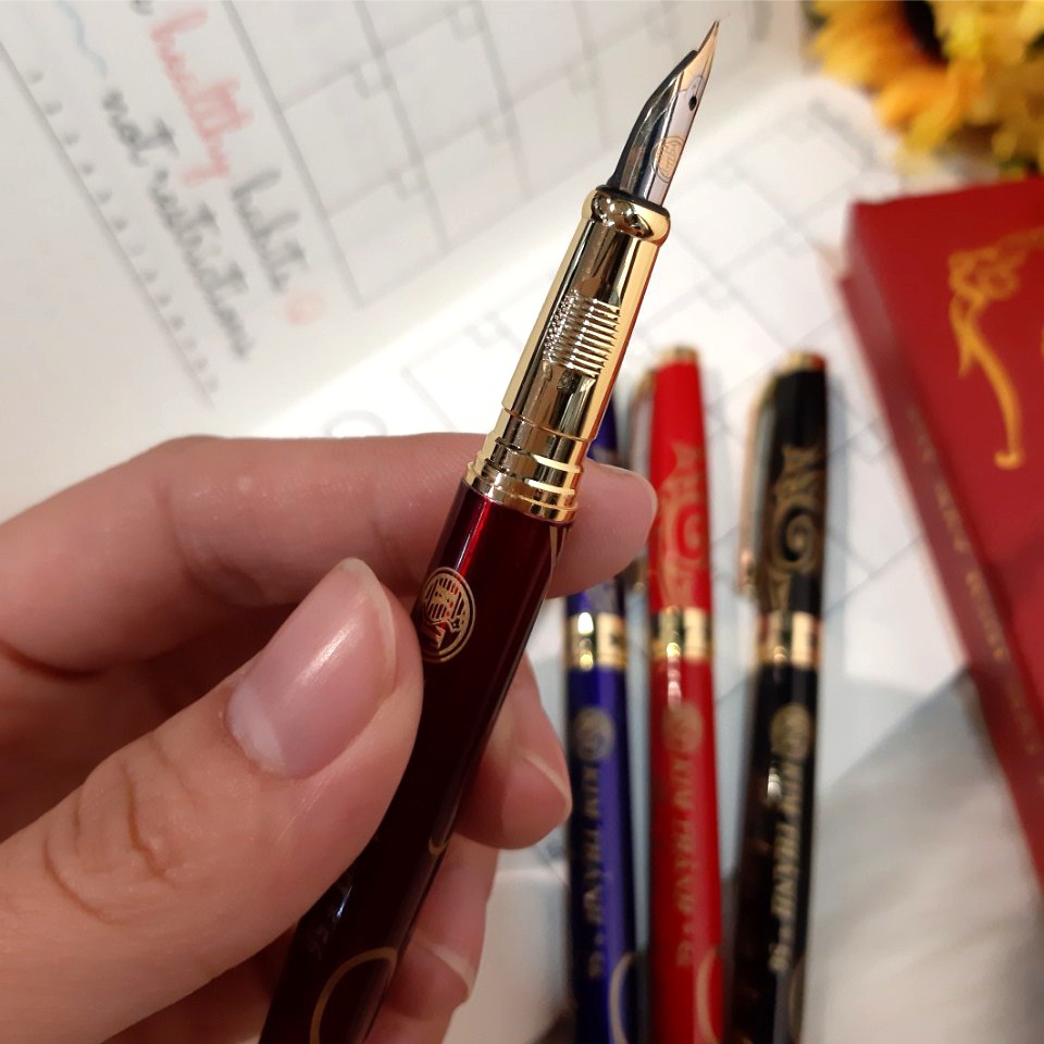 Bút Máy Kim Thành 56 - Bút Luyện Chữ Đẹp Cao Cấp Tạo Nét Thanh, Nét Đậm