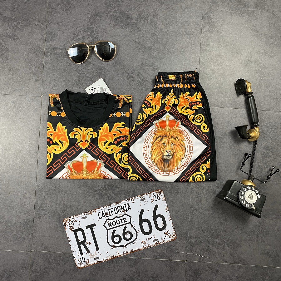 SET BỘ QUẦN ÁO THỂ THAO THUN LẠNH, SET BỘ ÁO NAM TAY LỠ chất liệu thun lạnh mền mịn in Vua Sư Tử Đủ Size BN44 | BigBuy360 - bigbuy360.vn