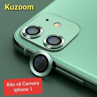Bộ viền kim loại dán bảo vệ camera Sapphire Kuzoom cho Iphone 11/ 11 Pro/ 11 Pro max