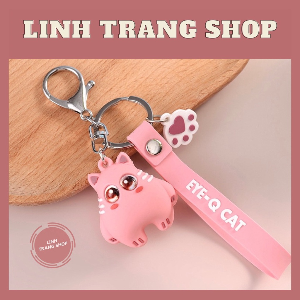 Móc chìa Khoá Mèo Cute, Móc Khoá Keychain Mèo Dễ Thương