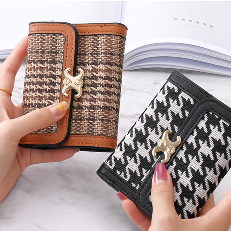 Ví Da Ngắn Thời Trang Xinh Xắn Dành Cho Nữ
