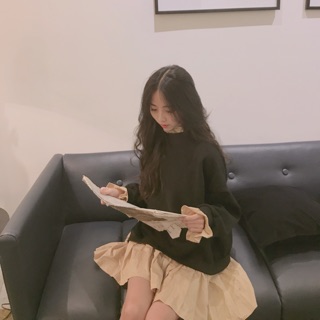 Đầm len nhung Hàn Quốc