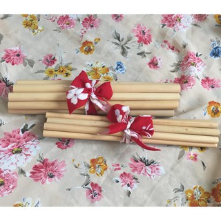 10 Ống hút tre size nhỏ