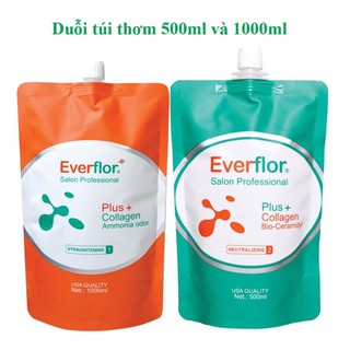 Kem duỗi tóc Everflor 1.000ml (số 1+1)